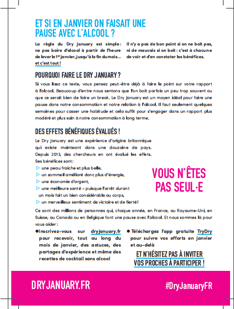 Affiche dry january