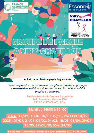Flyer GP Viry-Châtillon France Alzheimer